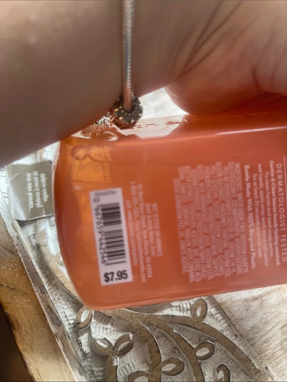 Bath & Body Works Strawberry Peach Sunset Foaming Hand Soap - Orange